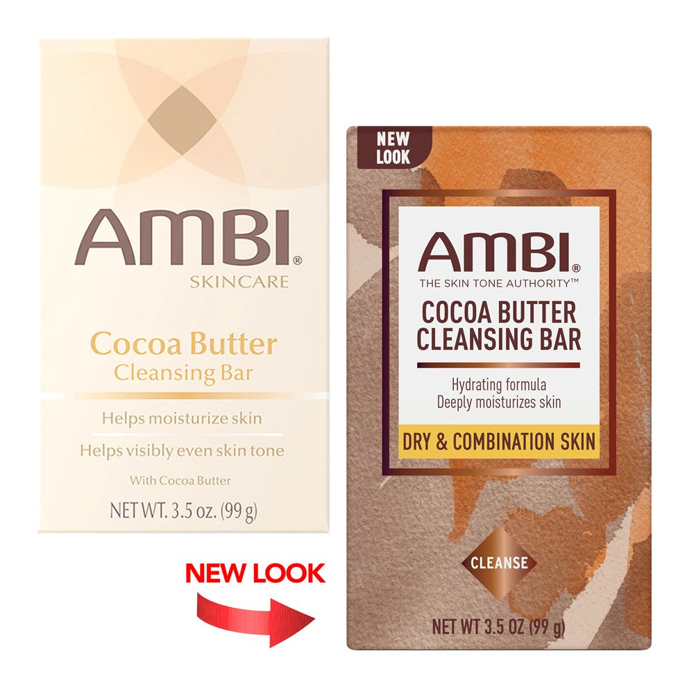 Ambi Skin Care Cleansing Bar Soap Cocoa Butter, 3.5 Oz