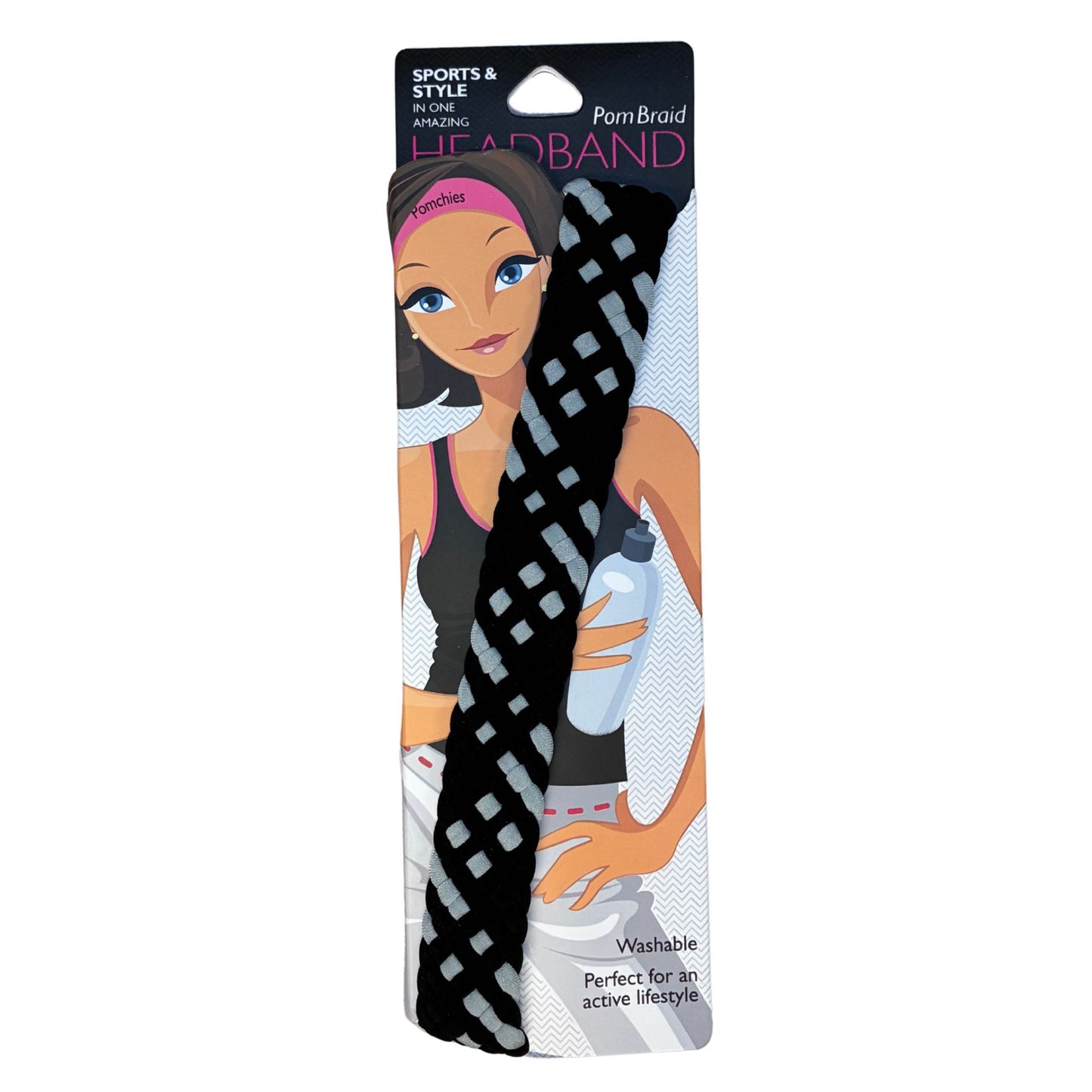 Stretchy Braid and Knotted Headbands | Nylon Hairband Hair Accessory | Workout Headband Packs and Singles