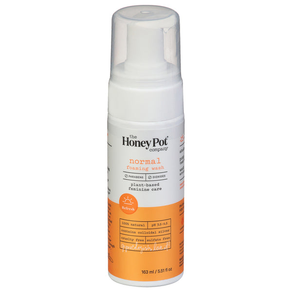 The Honey Pot Company Foaming Wash, Normal, Refresh 163 Ml