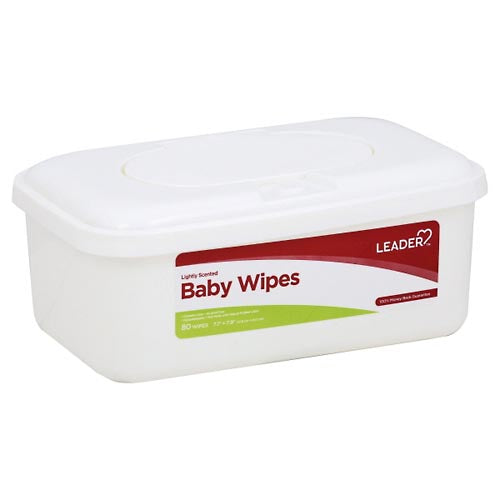 Leader Lightly Scented Baby Wipes 80ct