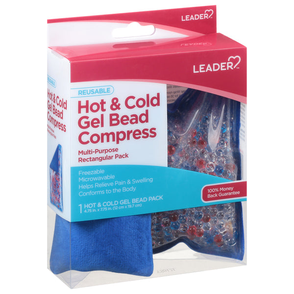 Leader Hot And Cold Gel Bead Compress Multipurpose Reusable