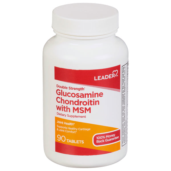 Leader Glucosamine Chondroitin, With MSM, Double Strength, Tablet,90ea - Osadia Concept Store