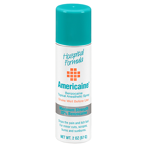 Americaine Benzocaine Topical Anesthetic Spray - 2 Oz