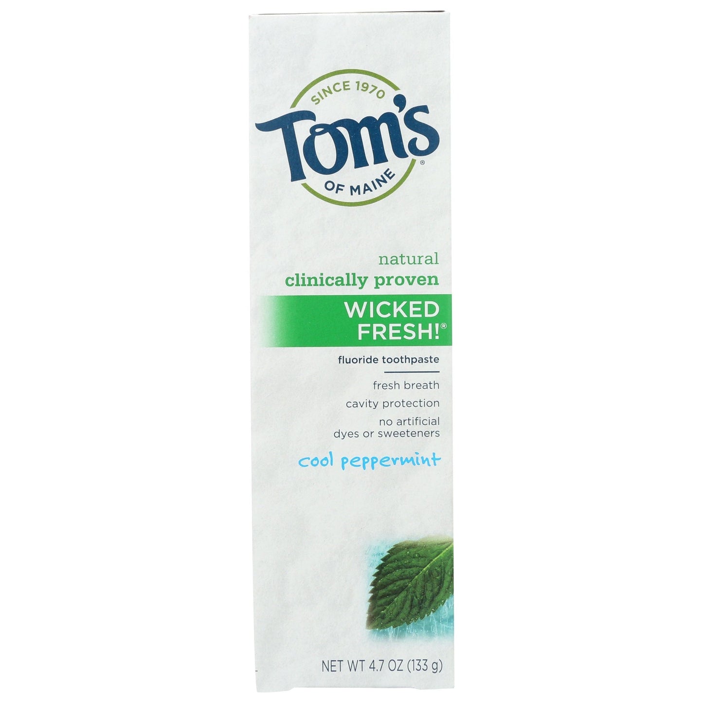 Tom's of Maine Wicked Fresh! Toothpaste, Fluoride, Cool Peppermint