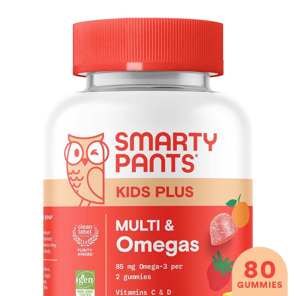 Smartypants Kids' Multivitamin & Omega Chewables - 80ct