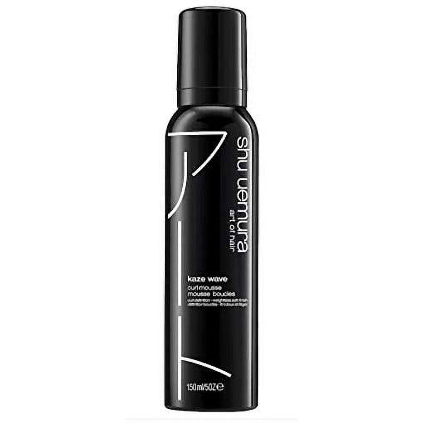Shu Uemura Kaze Wave Curl Texturizing Foam 4.6 Oz New Black Pack