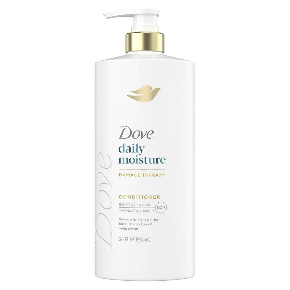 Dove Er Daily Moisture For Dry Hair With Bio-Protein Care Technology And Hyaluronic Serum 28 Fl Oz