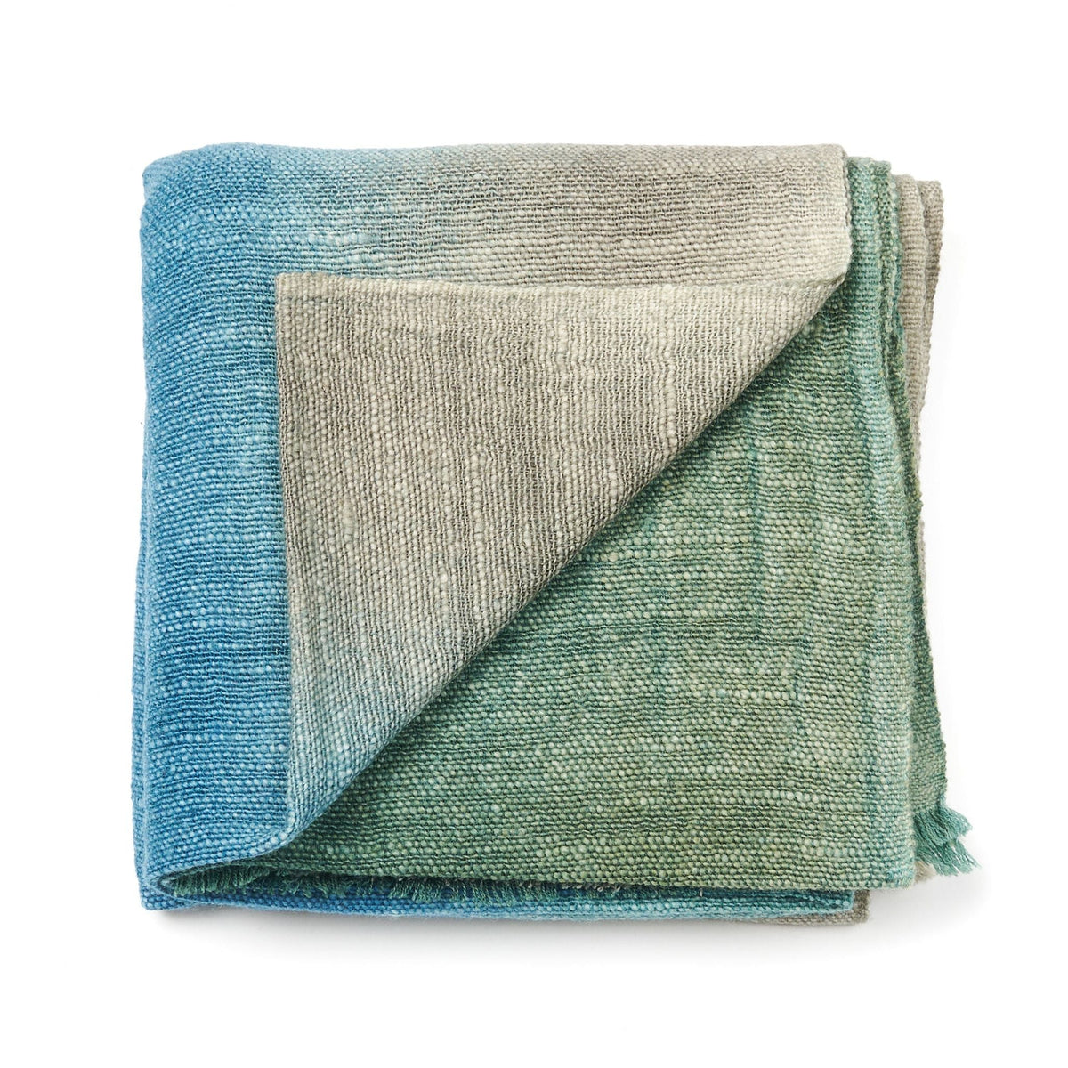 Riverside Multicolor Handwoven Merino Throw Blanket