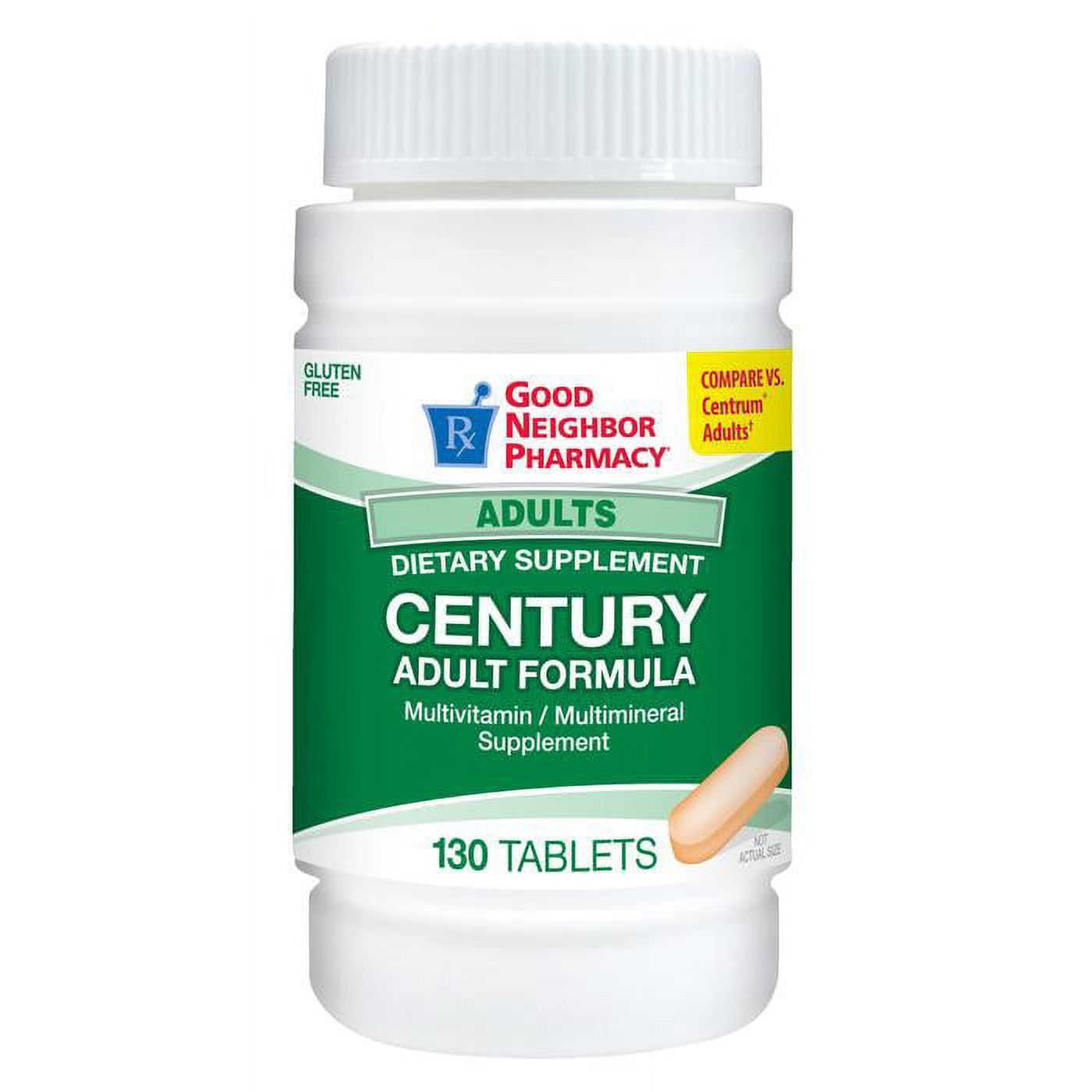 Good Neighbor Pharmacy Century Adult Multivitamin 130 Tablets GNP