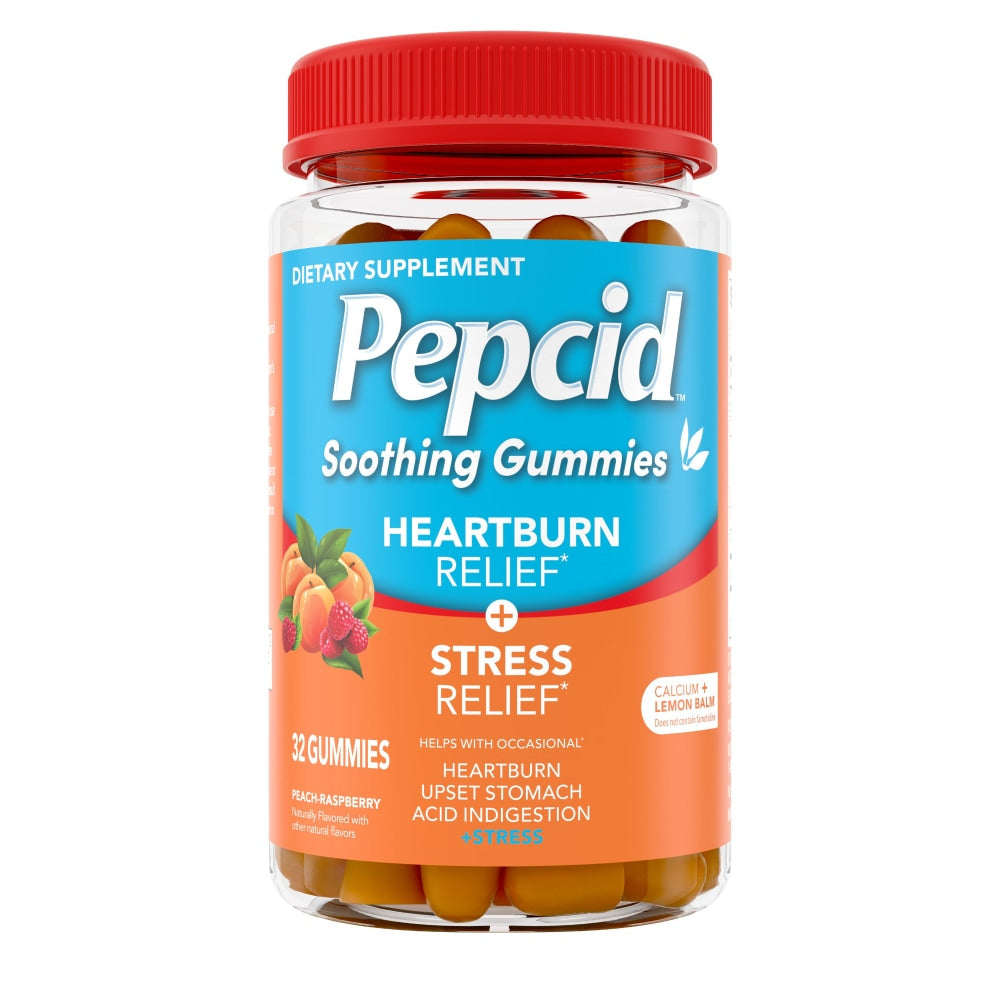 Pepcid Soothing Gummies Heartburn Relief + Stress Relief