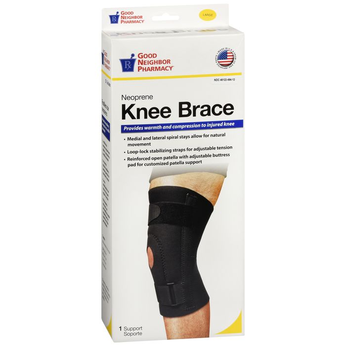 Good Neighbor Pharmacy GNP Knee Deluxe Patella Neoprene, Large