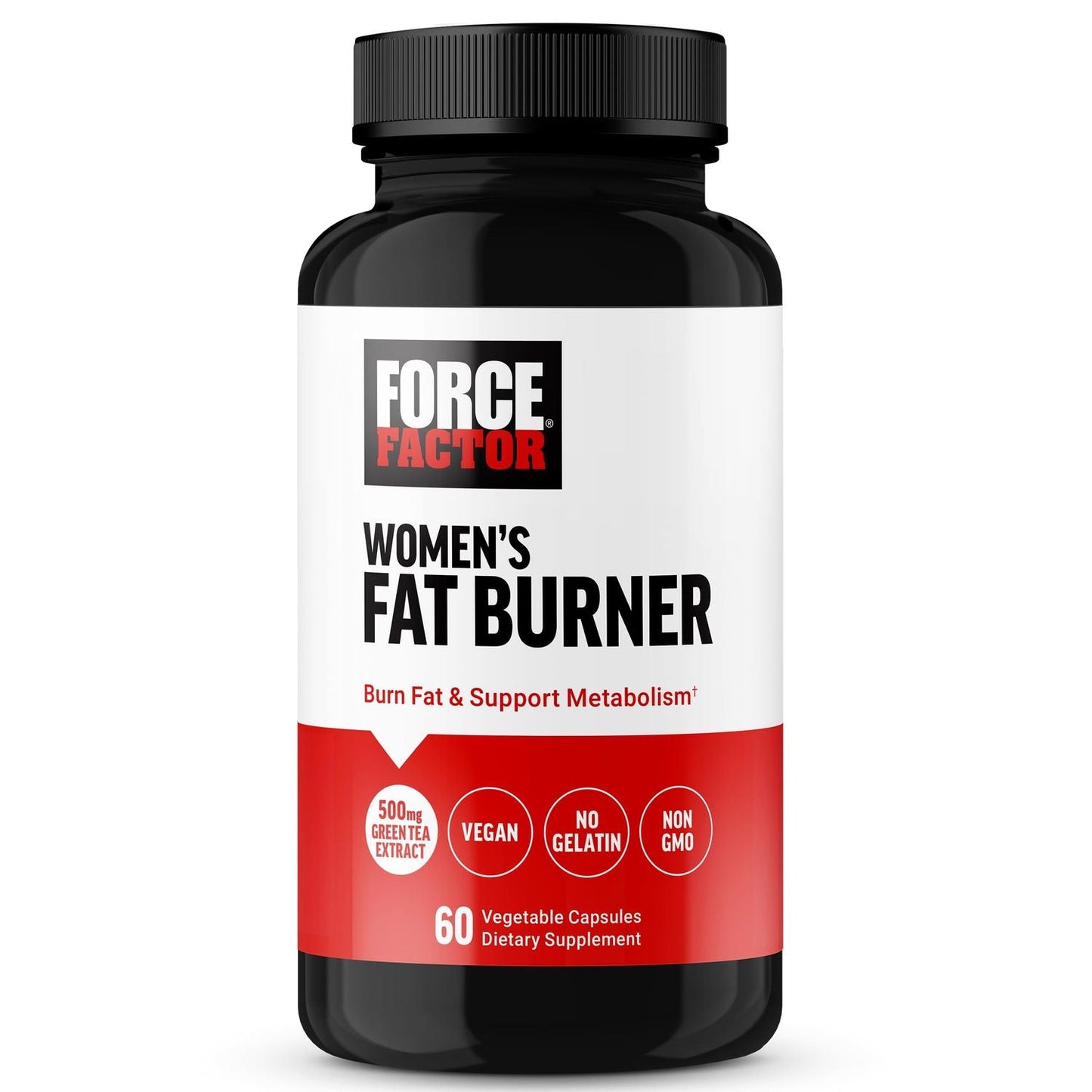 Force Factor Women's Fat Burner, 60 Vegetable Capsules