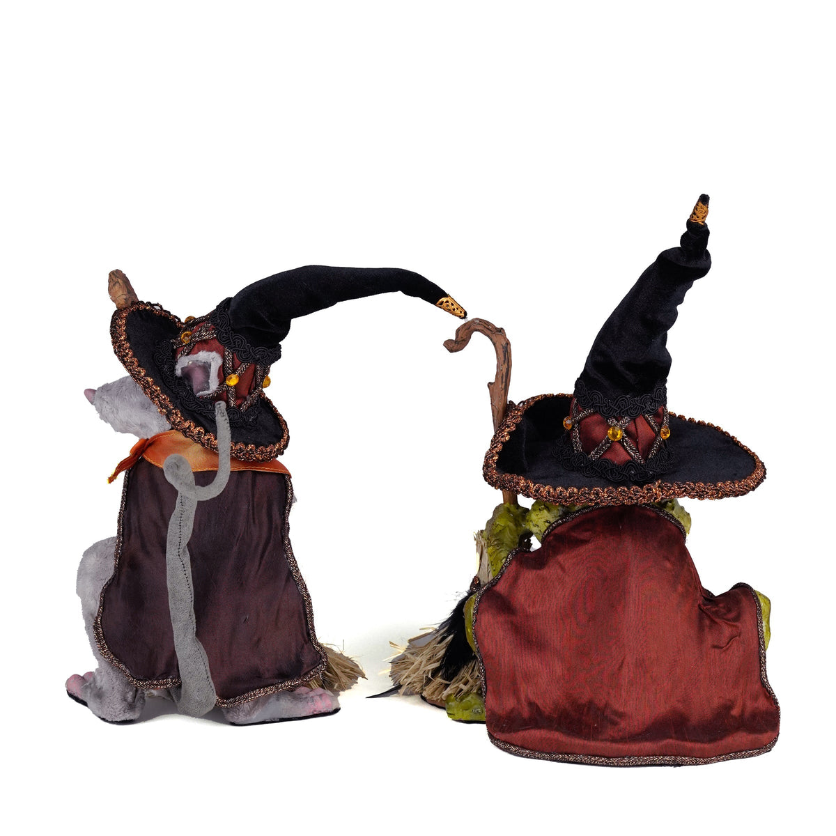 Witching Hour Rat and Frog Witches Assortment of 2