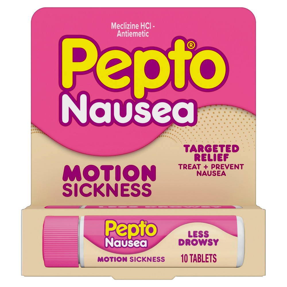 Pepto-Bismol Motion Sickness Tablets - 10ct