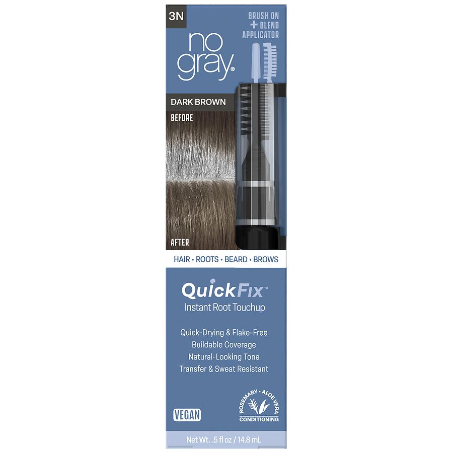 No Gray QuickFix Instant Root Touchup, Dark Brown