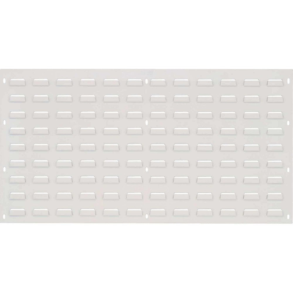 Quantum Storage Systems 36 In. White Louvered Panel Rack Oyster