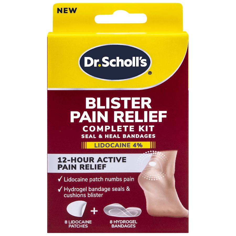 Dr. Scholl's Blister Pain Relief Complete Kit With Lidocaine