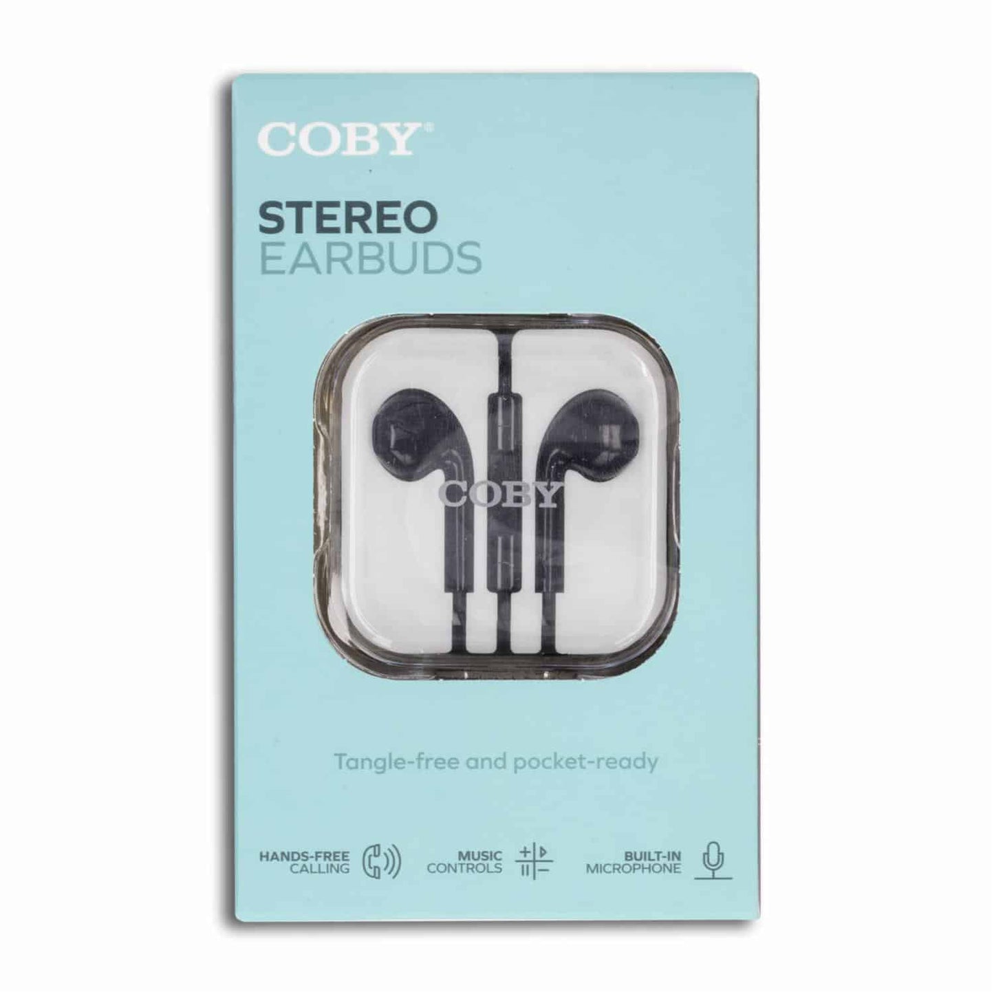 Audífonos Stereo Earbuds CVE270BK COBY Con Cable