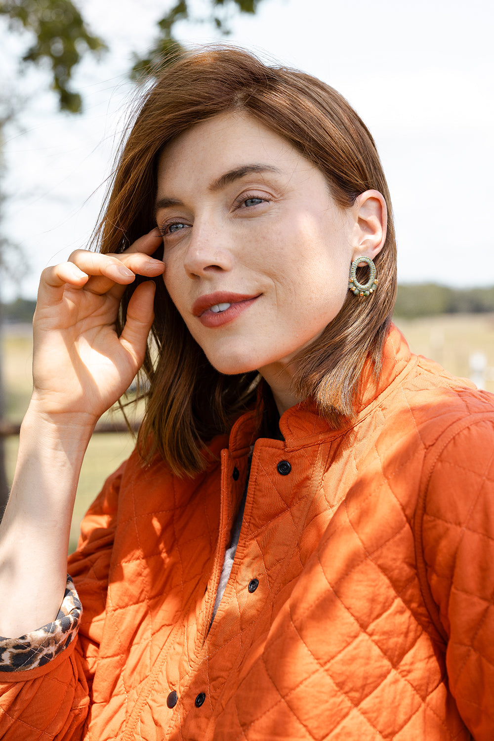 Anjana Crochet Midi Earrings