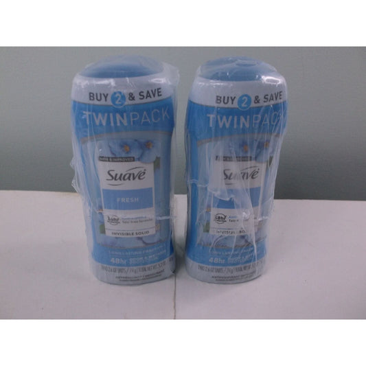 Suave Brands Company LLC Antiperspirant Deodorant For Women 48hr Protection Fresh 2.6 Oz Twin Pack