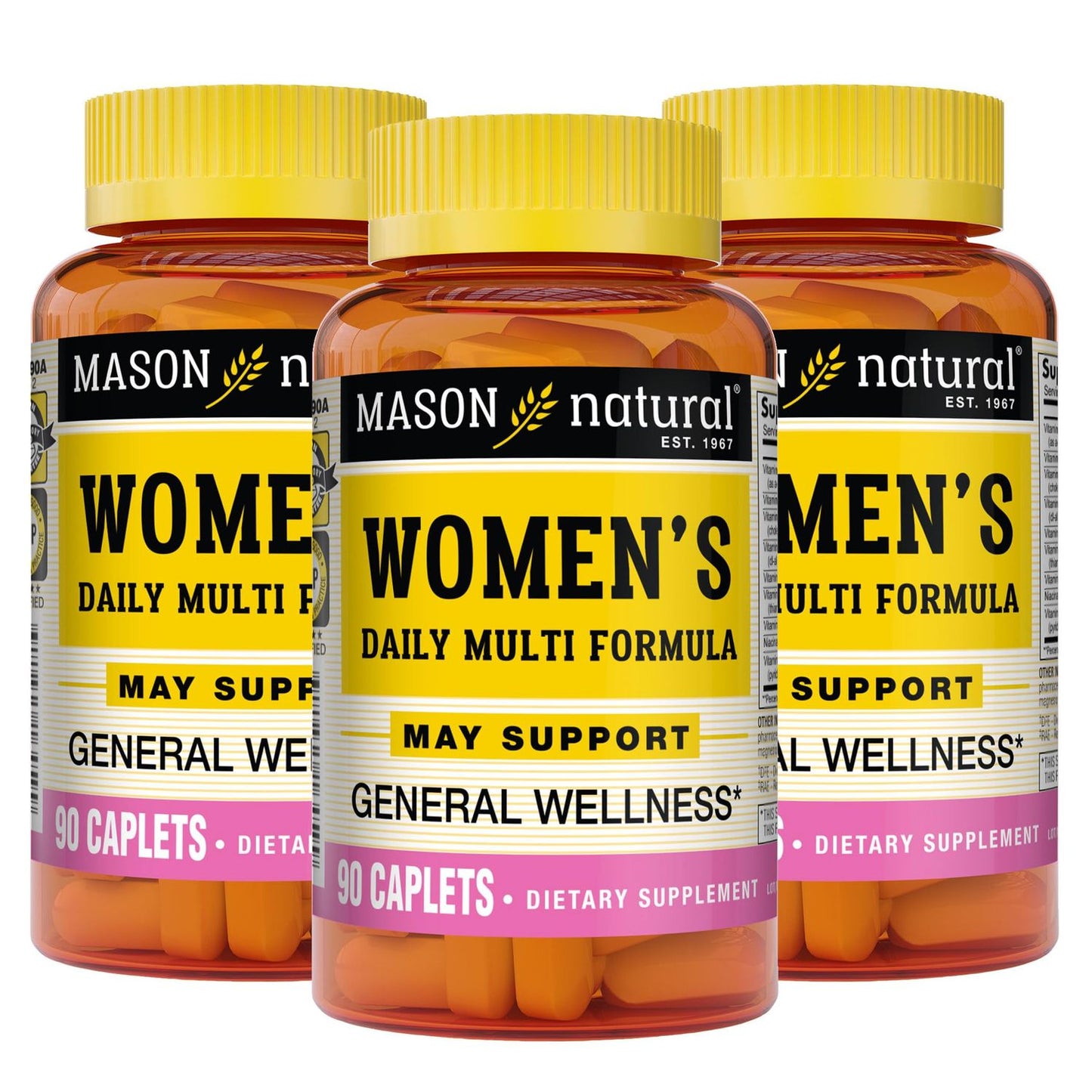 Mason Natural Women's Multi Formula, Daily, Caplets
