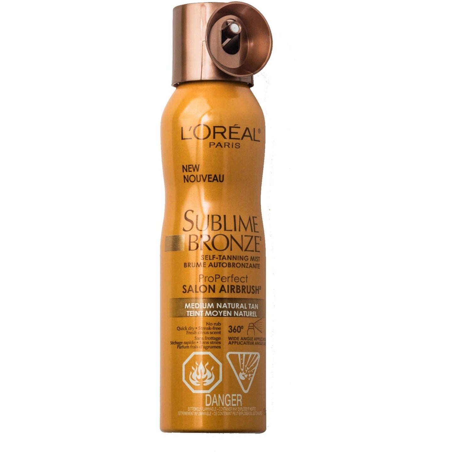L'Oreal Paris L’Oréal Sublime Bronze Self-Tanning Mist Medium For Natural Airbrush Tan At Home