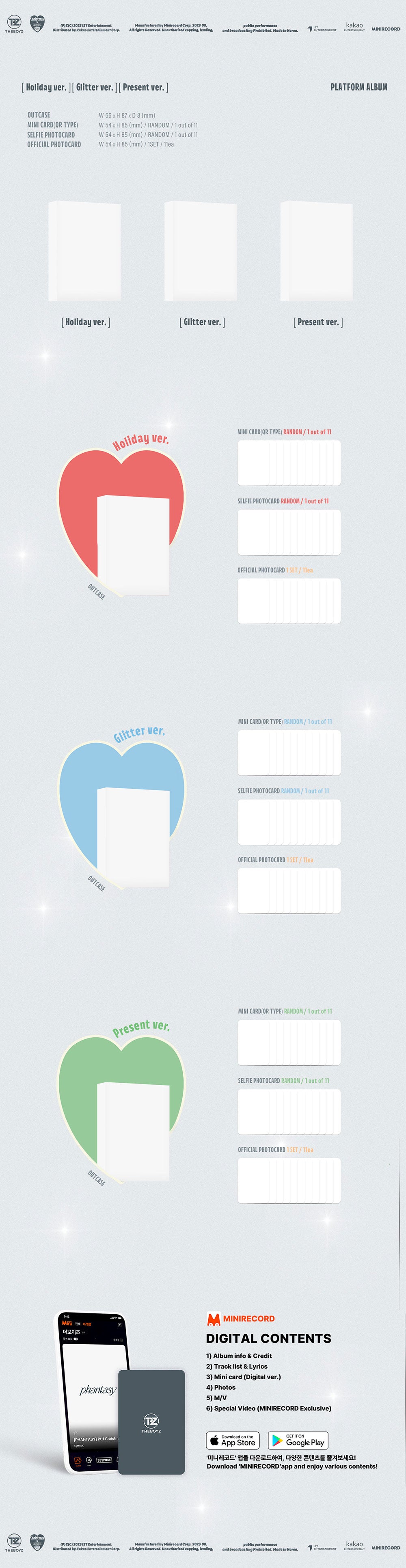 The Boyz 2nd Full Album Pt.1 - Phantasy Christmas In August (Platform Ver.)