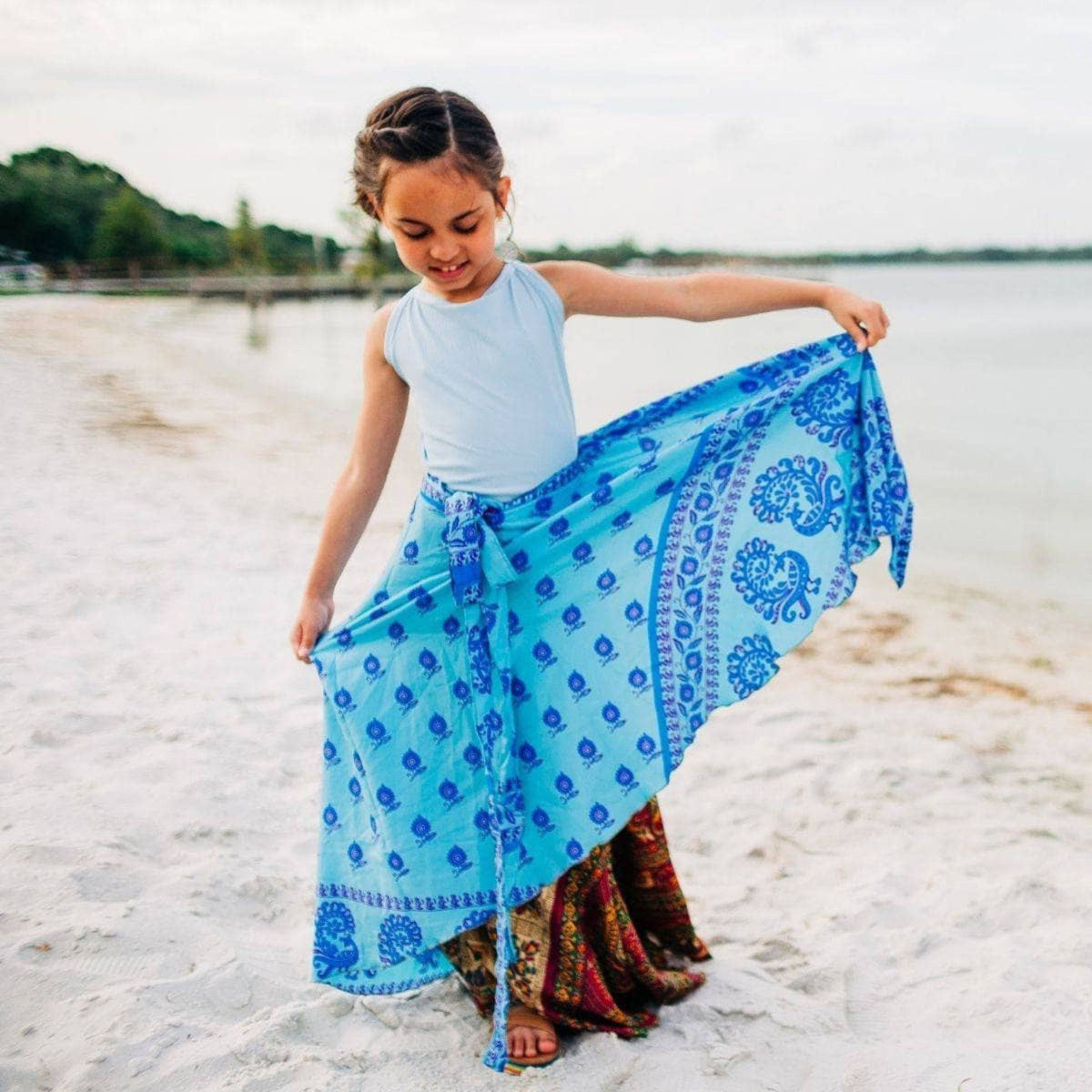 Kid's Sari Recycled Wrap Skirt - Osadia Concept Store