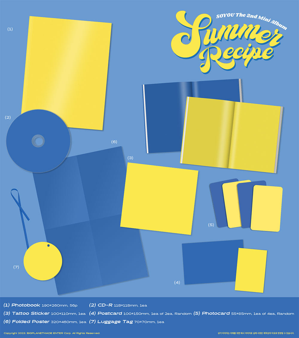 Soyou 2nd Mini Album - Summer Recipe
