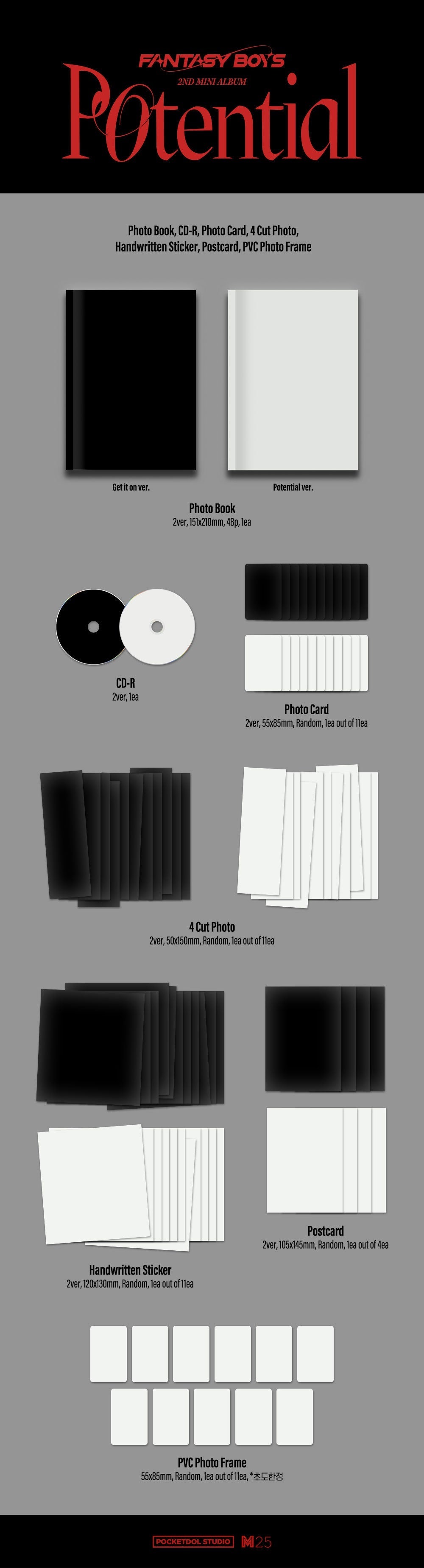 Fantasy Boys 2nd Mini Album - Potential