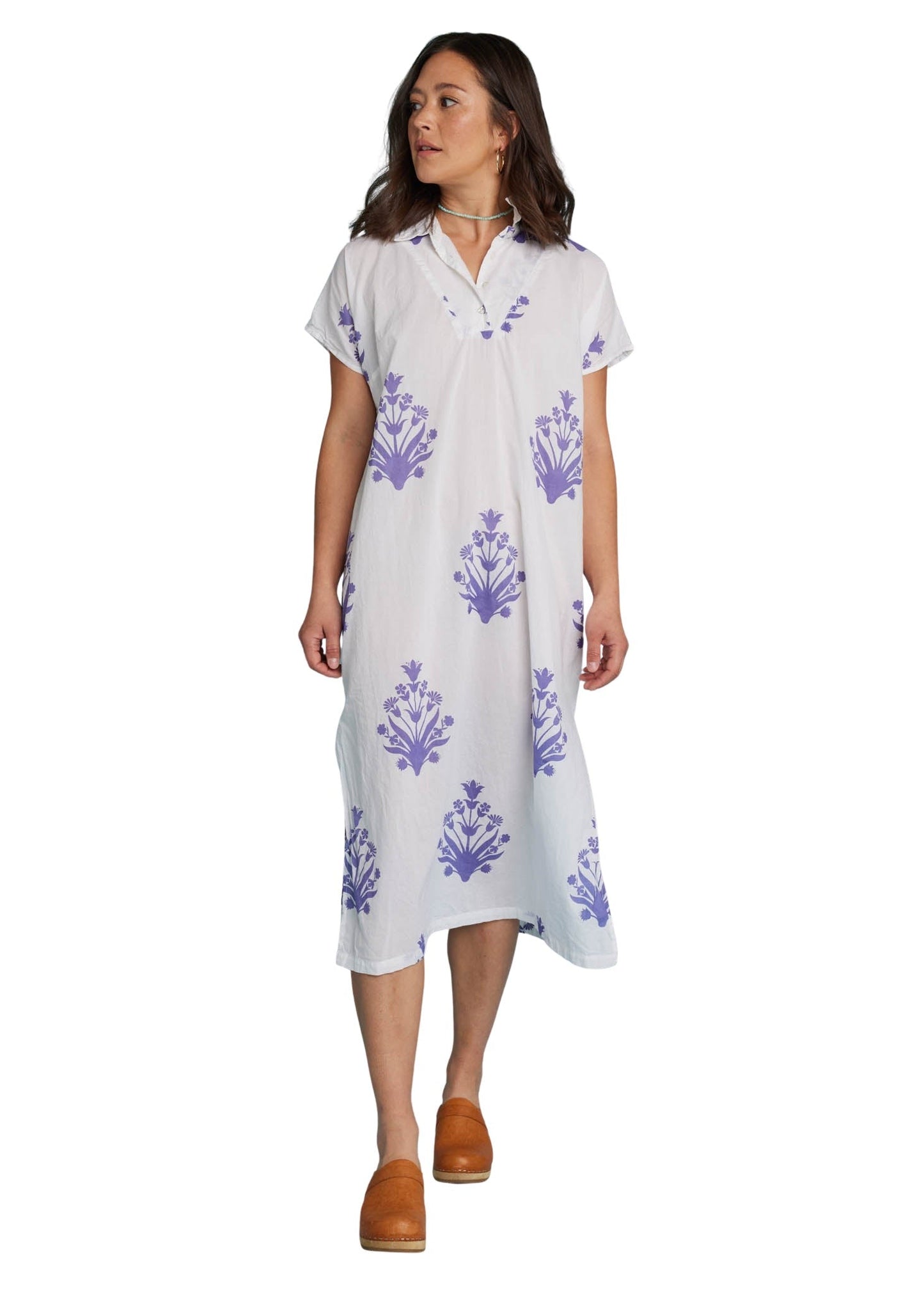 Scout Caftan - Cameo Floral Coastal Purple