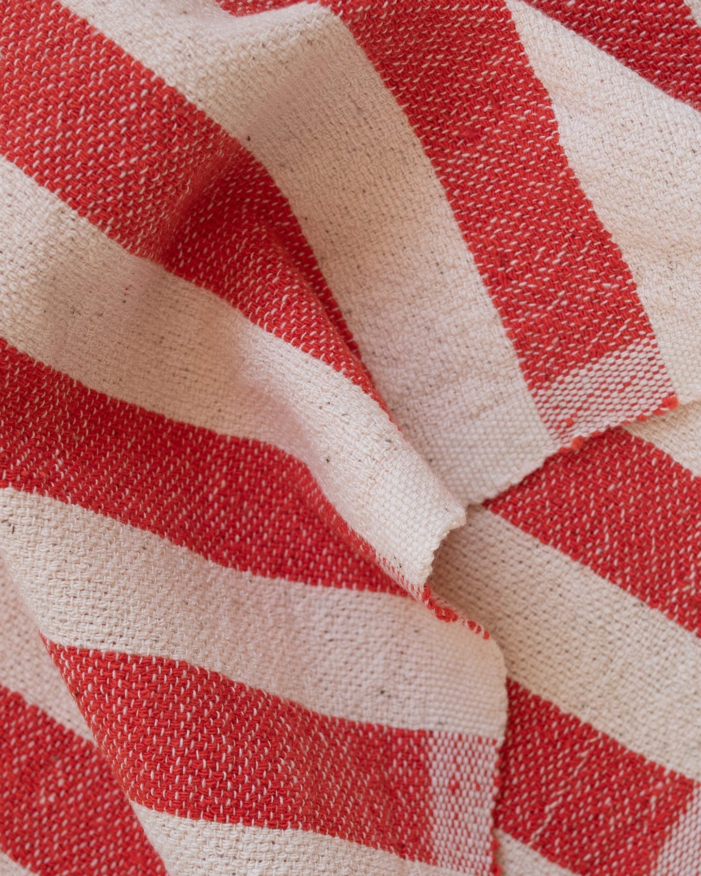 Red Stripe Hand Towel