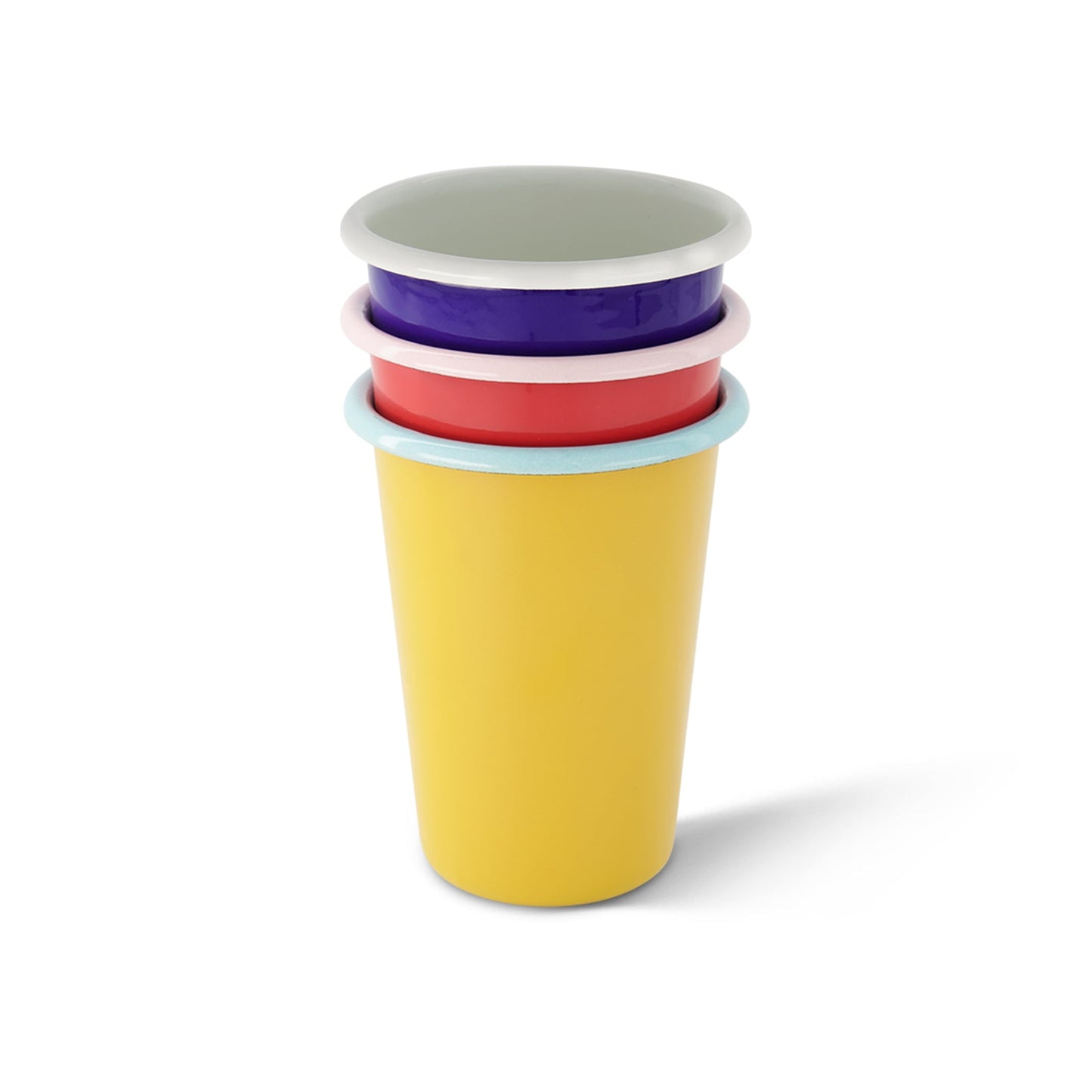 S/4 Large Enamel Tumbler - Two Tone