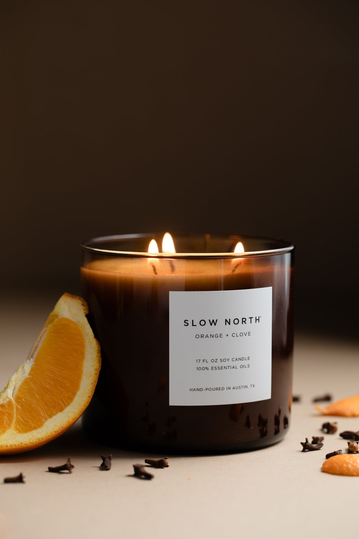 Orange + Clove - Signature 3-Wick Candle - Osadia Concept Store
