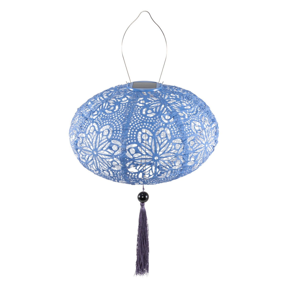 Soji Stella - Tassel Oval - 14" Solar Lantern
