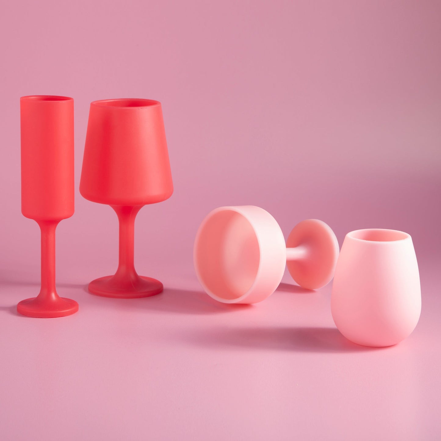 cherry + blush | seff | silicone unbreakable champagne flute