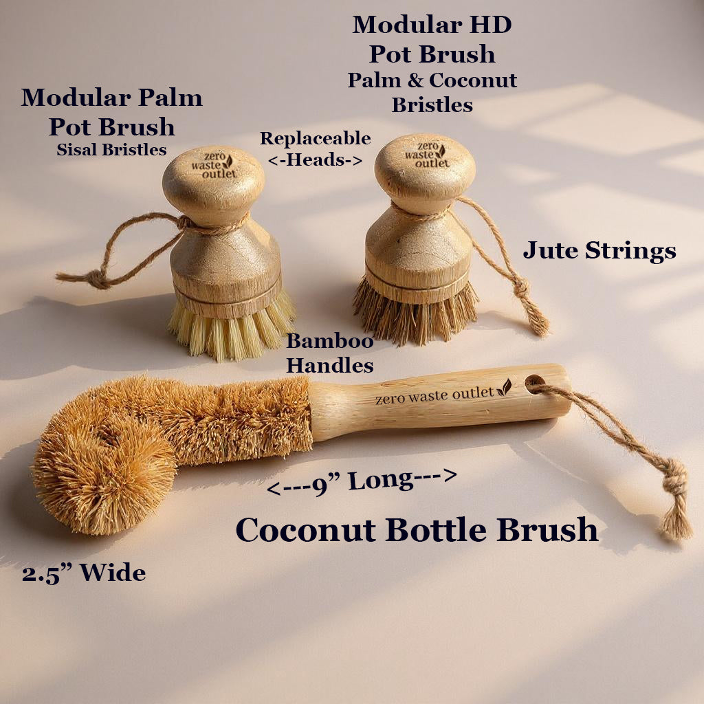3-Piece Sink Brush Set - Osadia Concept Store