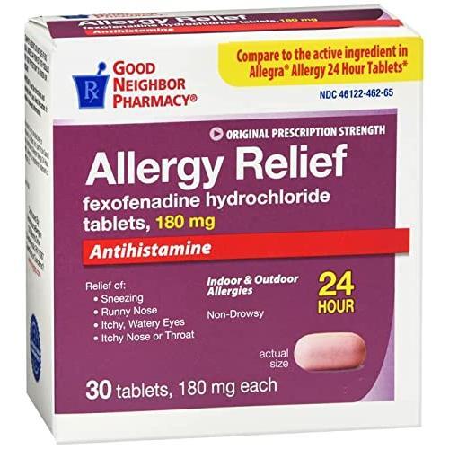 Good Neighbor Pharmacy Allergy Relief, 180mg, 30 Tablets