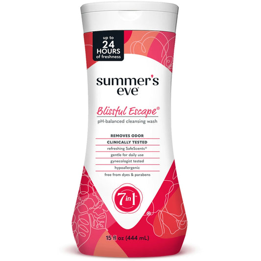 Summer's Eve Cleansing Wash, 7 In 1, Blissful Escape 15 Fl Oz