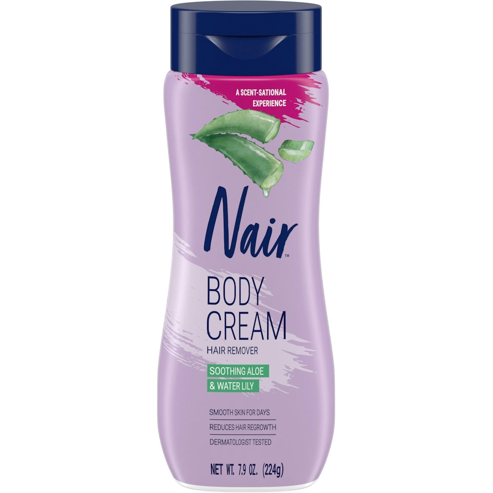 Nair Body Cream Soothing Aloe/Water Lily Hair Remover 7.9 Oz