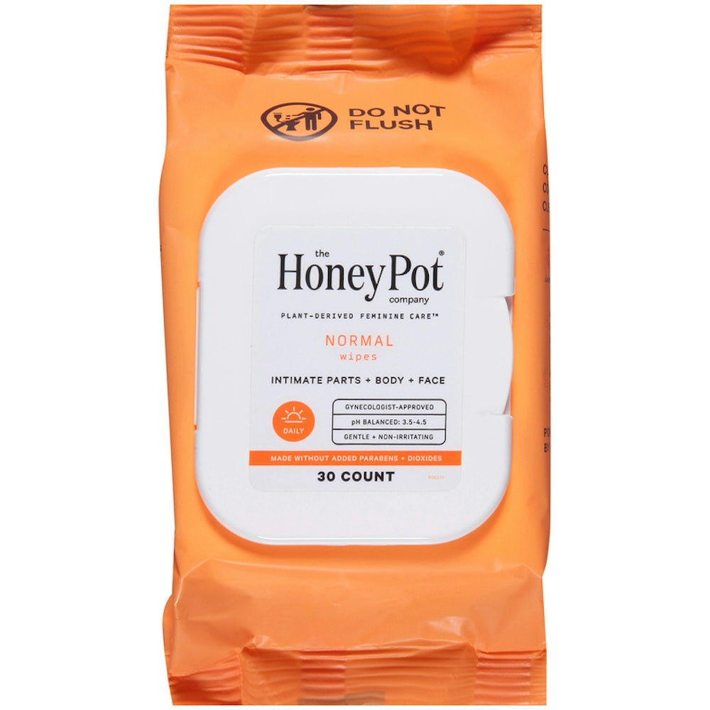 The Honey Pot Company Feminine Wipes - Normal