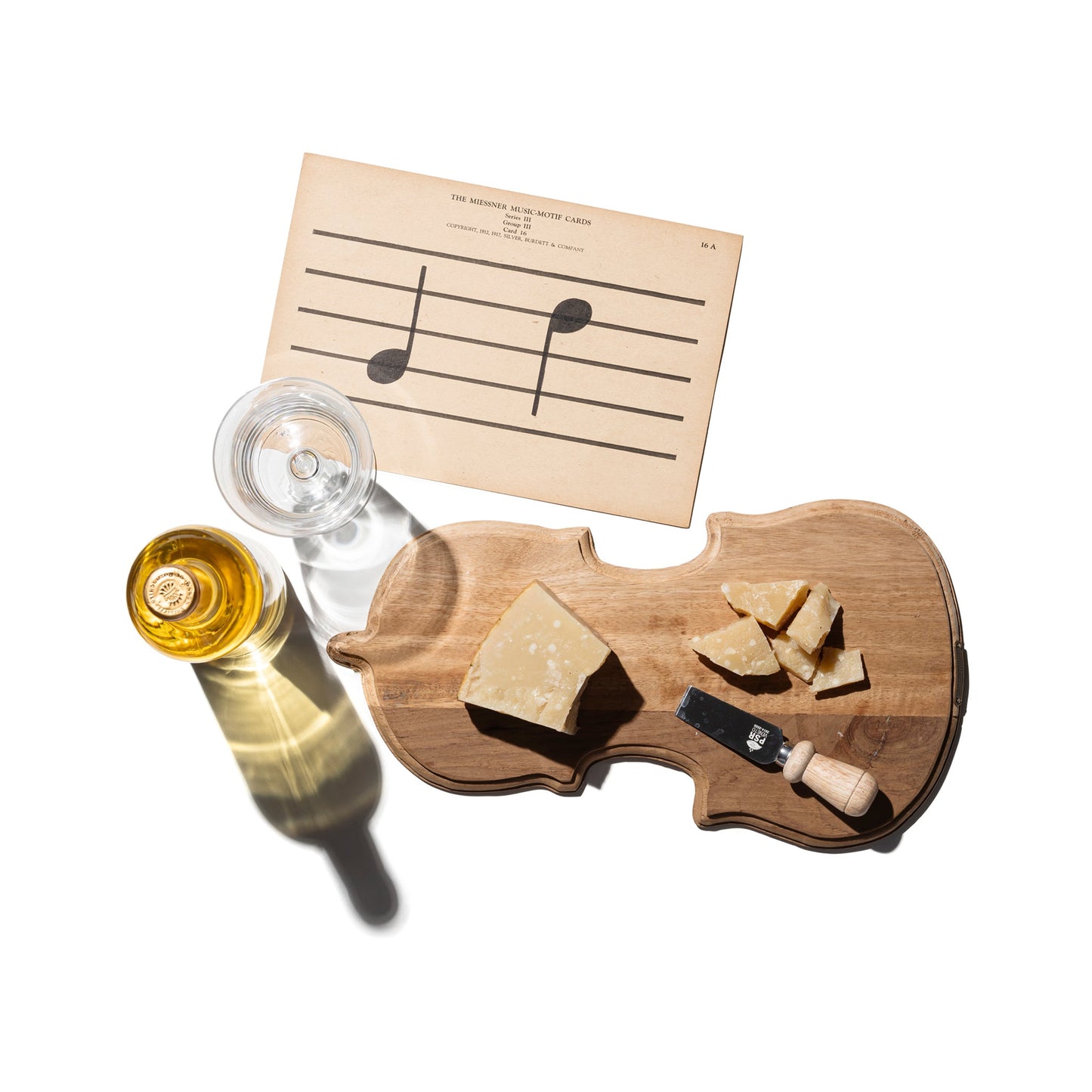 WOOD VIOLIN CUTTING BOARD