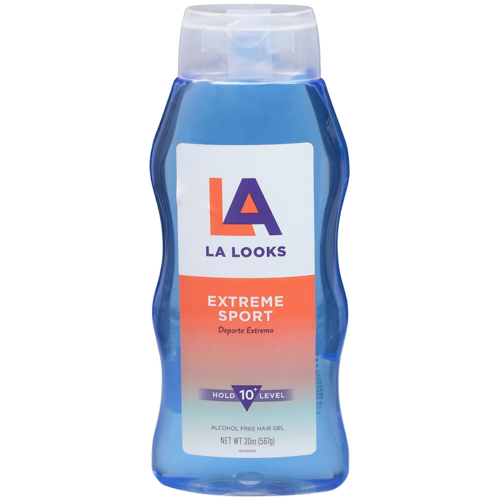 LA Looks Hair Gel, Alcohol Free, Extreme Sport, 20 Ounce
