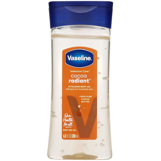 Vaseline Intensive Care Cocoa Radiant Body Gel Oil Scented - 6.8 Fl Oz