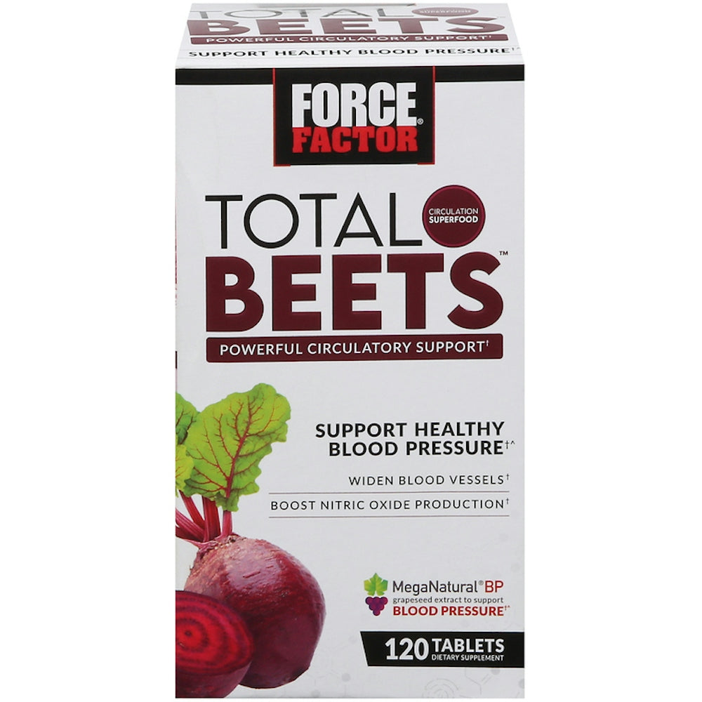 Force Factor Total Beets, Powerful Circulation Support, 120 Tablets
