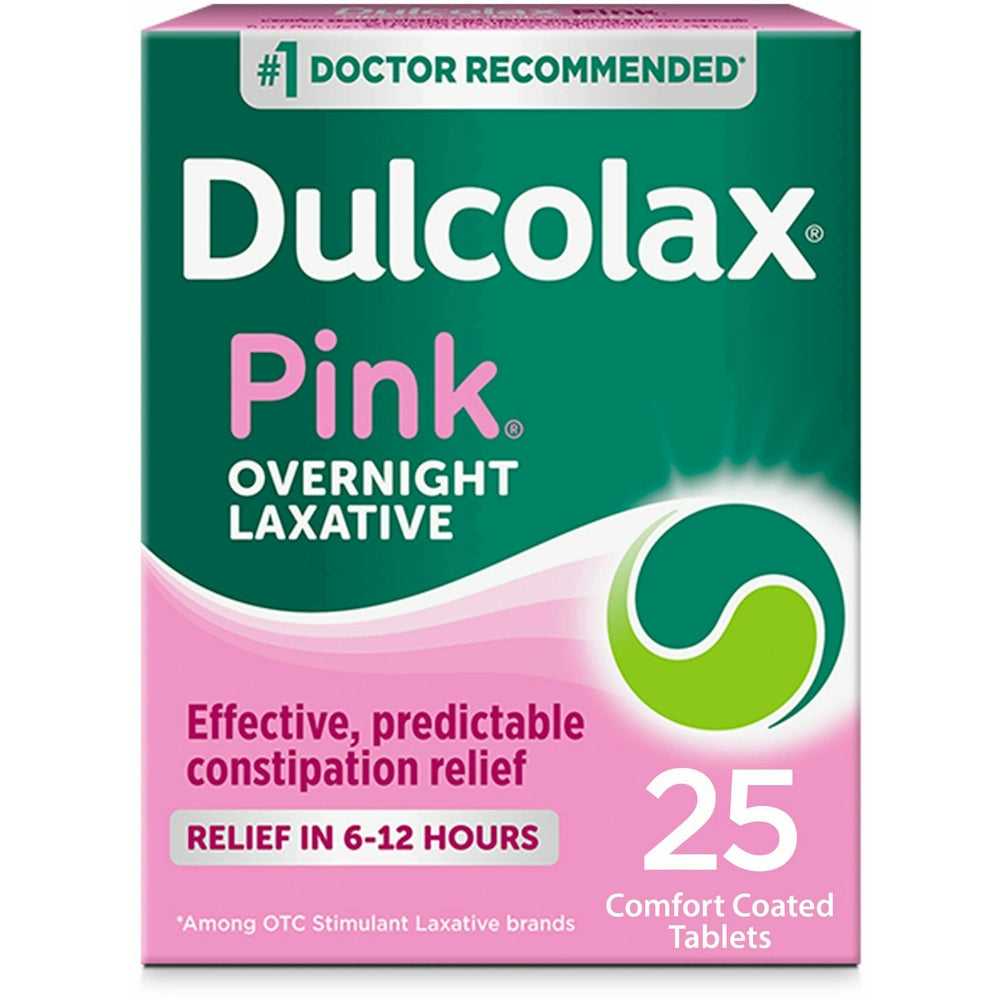 Dulcolax Pink Laxative, Overnight, 5 Mg, Comfort Coated Tablets