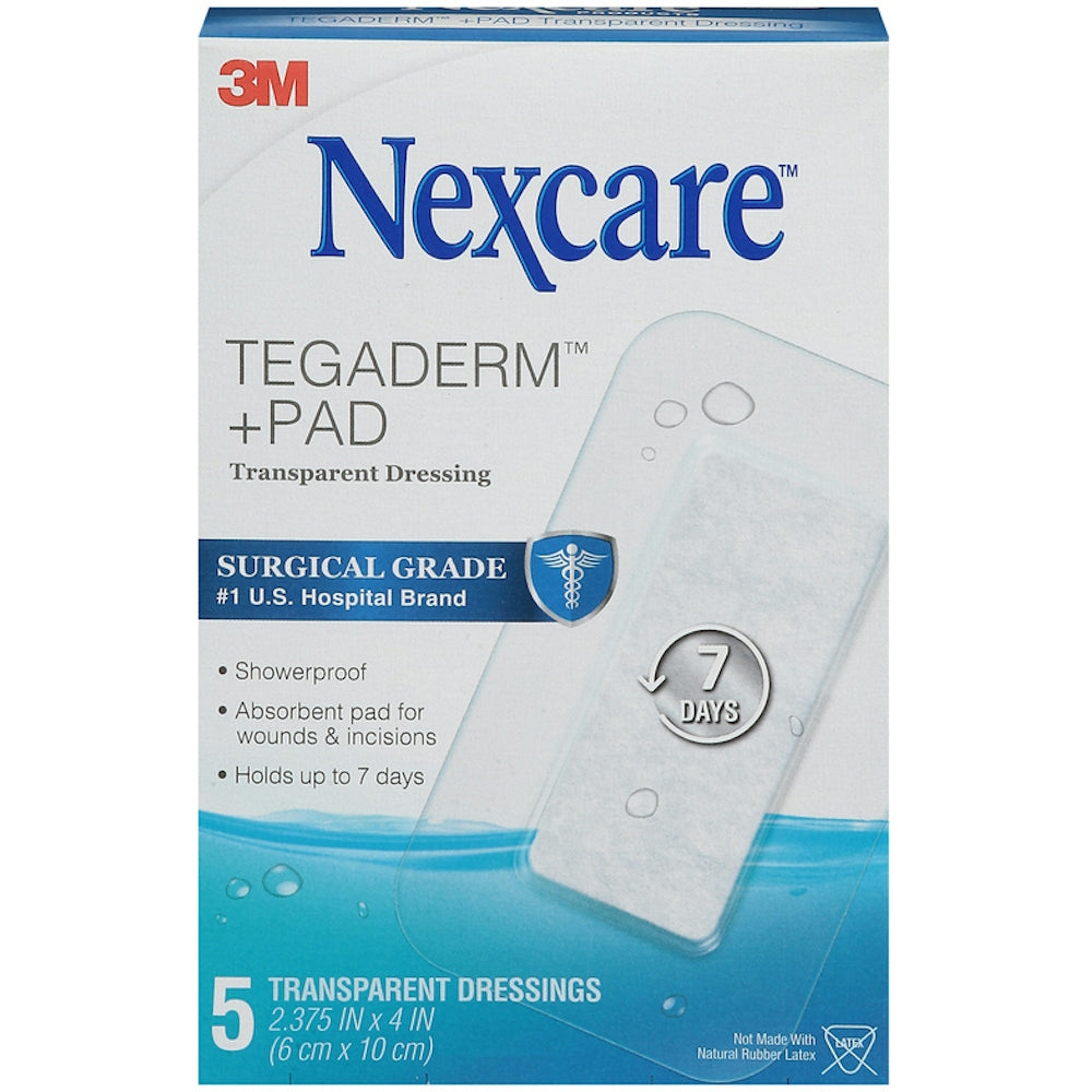 Nexcare Waterproof Transparent Dressing Sterile Adhesive Pads