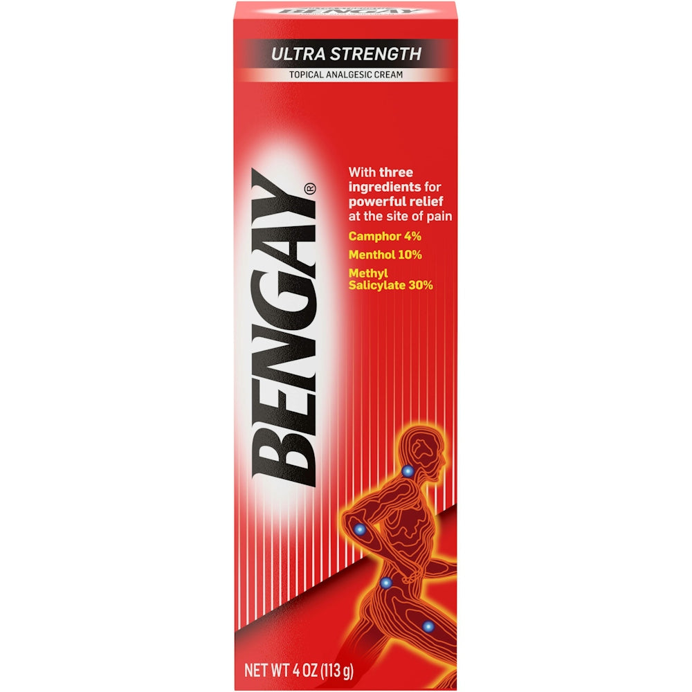 Bengay Ultra Strength Non-Greasy Topical Pain Relief Cream 4 Oz