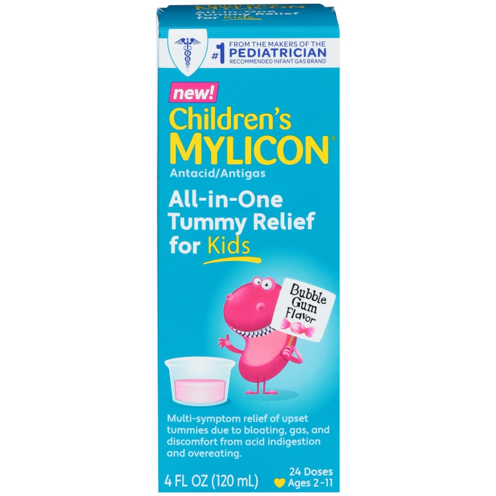 Mylicon Bubble Gum Flavor All-in-One Tummy Relief For Kids - 4oz