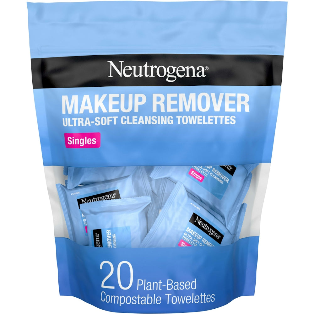 Neutrogena Makeup Remover Wipes, Individually Wrapped Daily Face Wipes For Waterproof Makeup, Travel & On-the-Go Singles - Osadia Concept Store